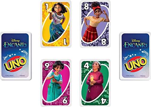 Foto 2 | Venta Internacional - Juego De Cartas Mattel Games Uno Disney Encanto Kids 7+ Years