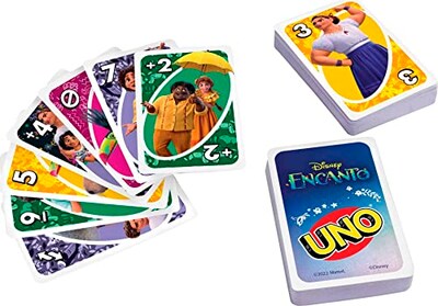 Foto 6 | Venta Internacional - Juego De Cartas Mattel Games Uno Disney Encanto Kids 7+ Years
