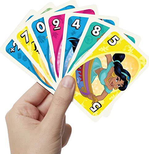 Foto 3 pulgar | Venta Internacional - Juego De Cartas Mattel Games Uno Disney Princesses Kids 7+ Years