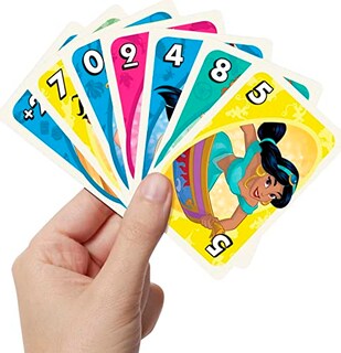 Foto 2 | Venta Internacional - Juego De Cartas Mattel Games Uno Disney Princesses Kids 7+ Years