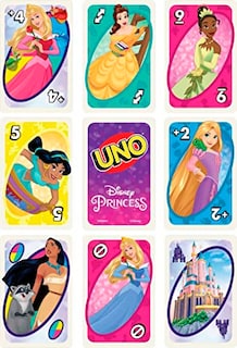 Foto 4 | Venta Internacional - Juego De Cartas Mattel Games Uno Disney Princesses Kids 7+ Years