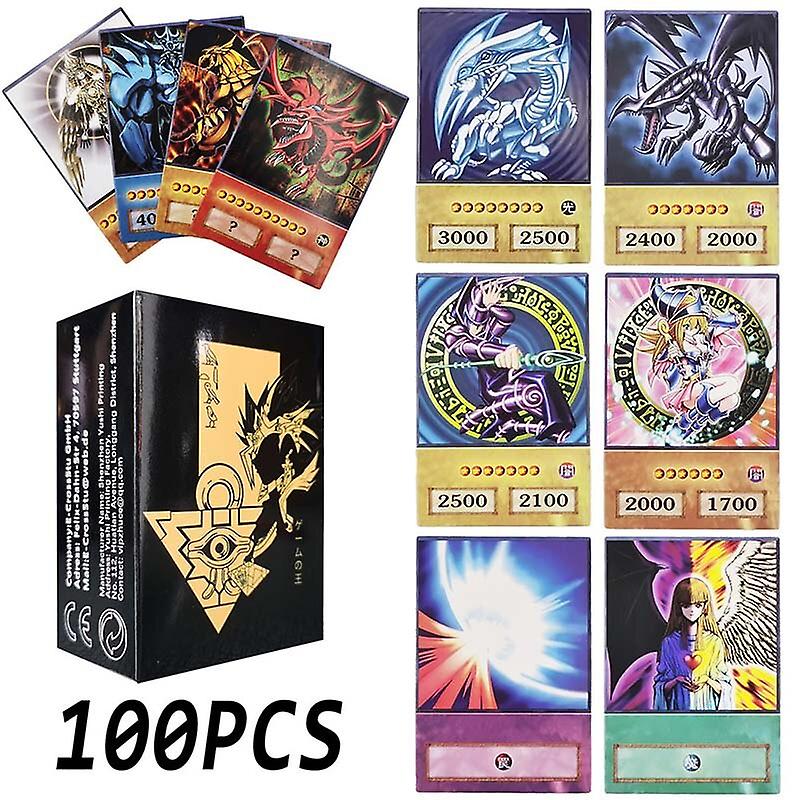 Foto 2 pulgar | Venta Internacional - Tarjetas De Anime Yu-gi-oh, 100 Unidades, Blue Eyes Dark Magician Exodia