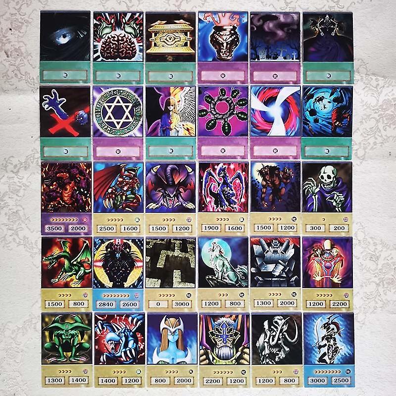 Foto 6 pulgar | Venta Internacional - Tarjetas De Anime Yu-gi-oh, 100 Unidades, Blue Eyes Dark Magician Exodia