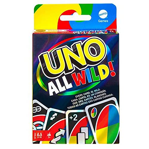 Foto 2 pulgar | Venta Internacional - Juego De Cartas Mattel Games Uno All Wild Para Mayores De 7 Años