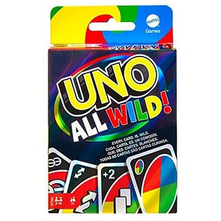 Foto 1 | Venta Internacional - Juego De Cartas Mattel Games Uno All Wild Para Mayores De 7 Años