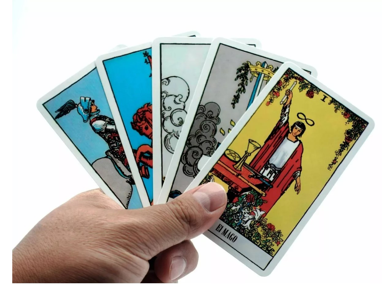 Foto 4 pulgar | Juego Tarot Cartas Rider Waite Lujo Español T