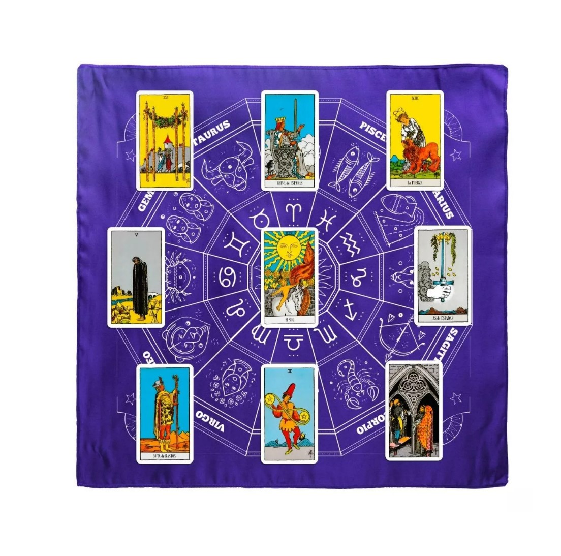 Foto 5 pulgar | Juego Tarot Cartas Rider Waite Lujo Español T