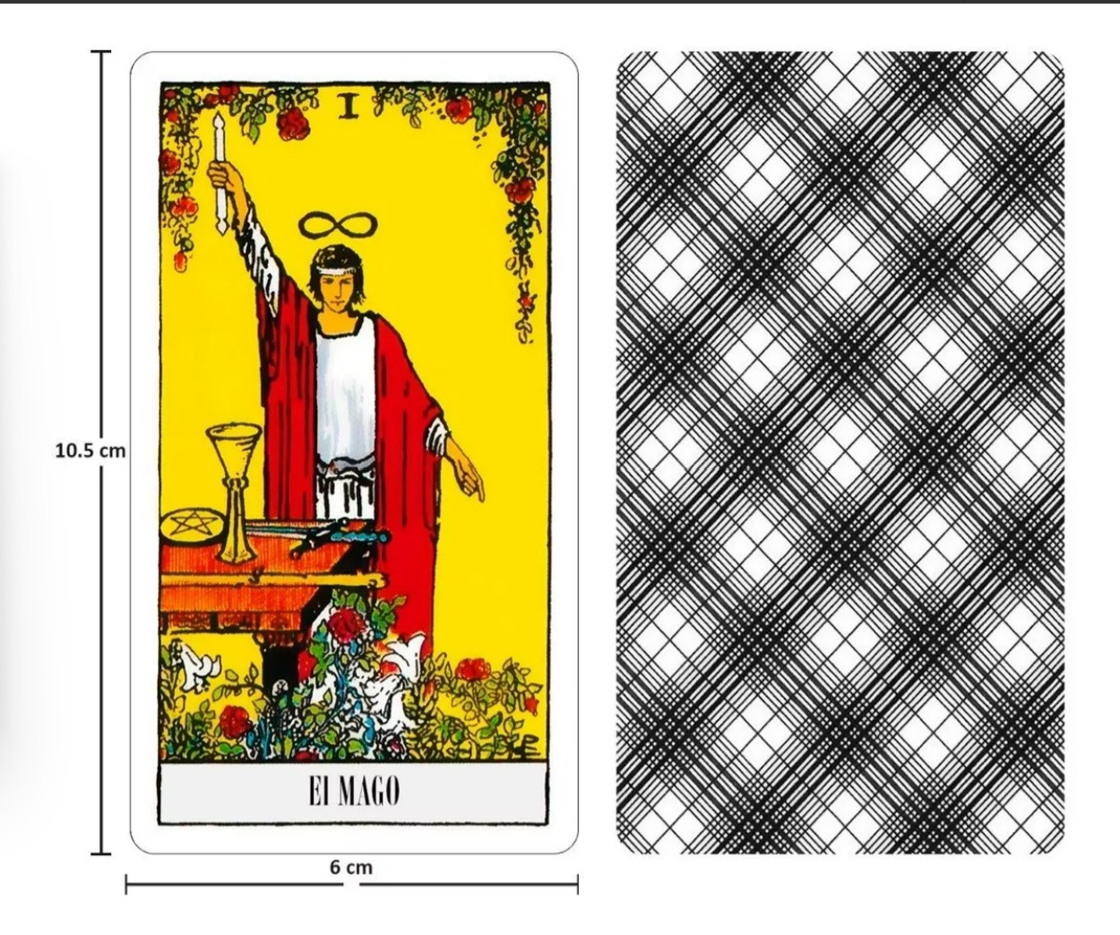 Foto 7 pulgar | Juego Tarot Cartas Rider Waite Lujo Español T