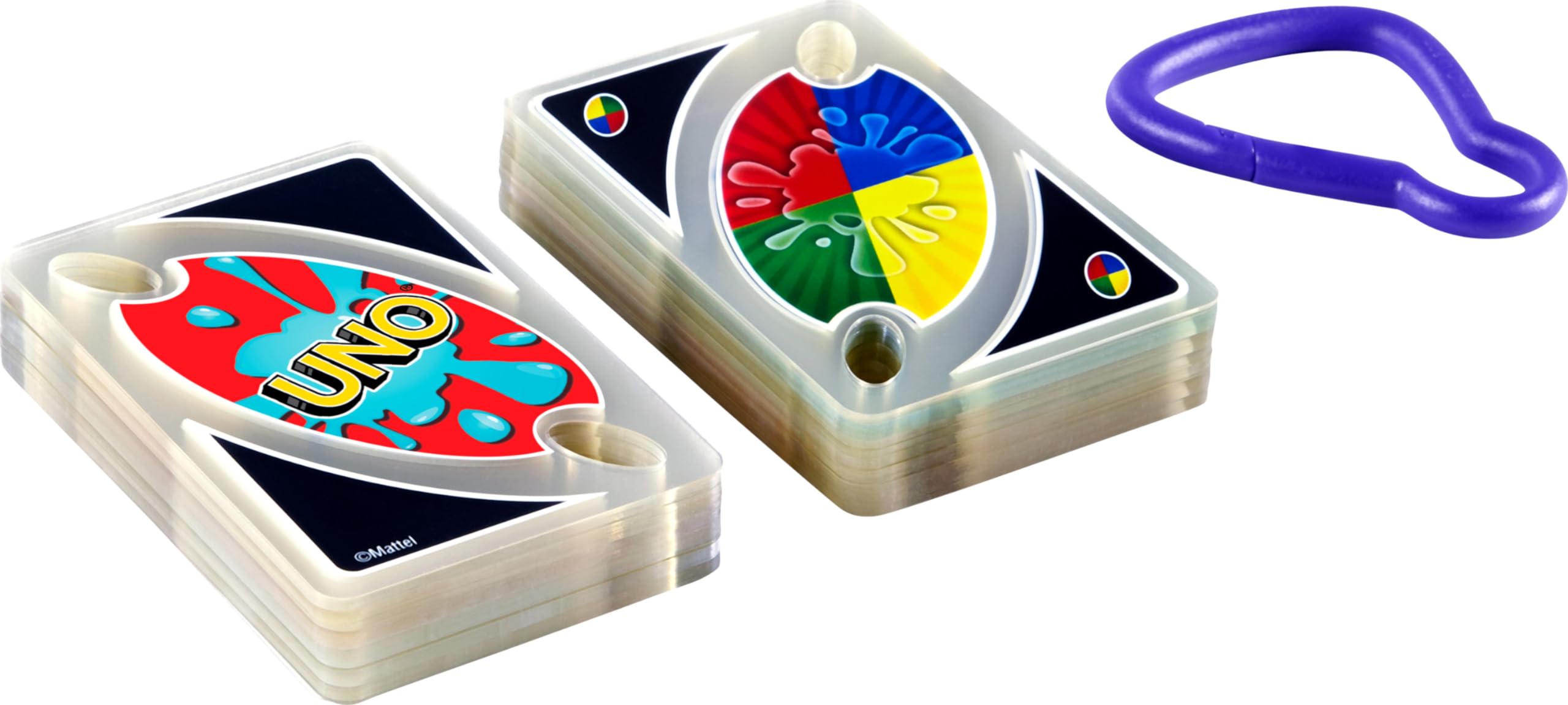 Foto 7 pulgar | Juego De Cartas Mattel Games Uno Splash De Plástico Resistente Al Agua - Venta Internacional.