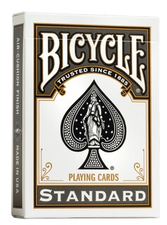 Foto 3 | Juego De Cartas Para Bicicleta Con Índice Estándar, Negro Y Rojo, Paquete De 4 - Venta Internacional.