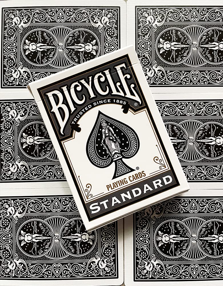 Foto 7 pulgar | Juego De Cartas Para Bicicleta Con Índice Estándar, Negro Y Rojo, Paquete De 4 - Venta Internacional.