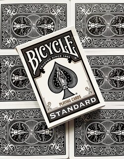 Foto 6 | Juego De Cartas Para Bicicleta Con Índice Estándar, Negro Y Rojo, Paquete De 4 - Venta Internacional.