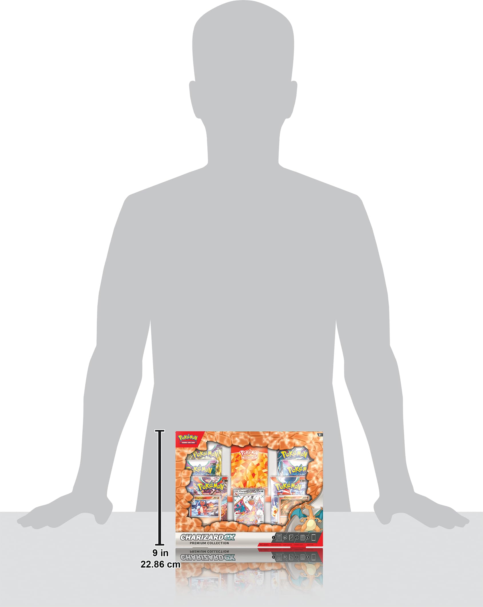 Foto 4 | Juego De Cartas Coleccionables Pokémon Charizard Ex Premium Collection - Venta Internacional.