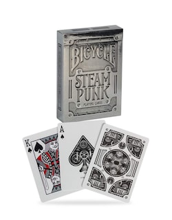 Foto 4 | Juego De Cartas Steampunk Plateado Para Bicicleta, Tamaño Estándar - Venta Internacional.