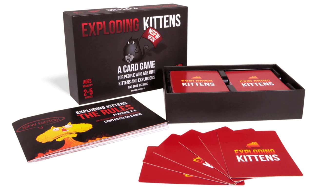 Foto 4 pulgar | Juego De Cartas Exploding Kittens Nsfw Para Adultos Y Adolescentes - Venta Internacional.