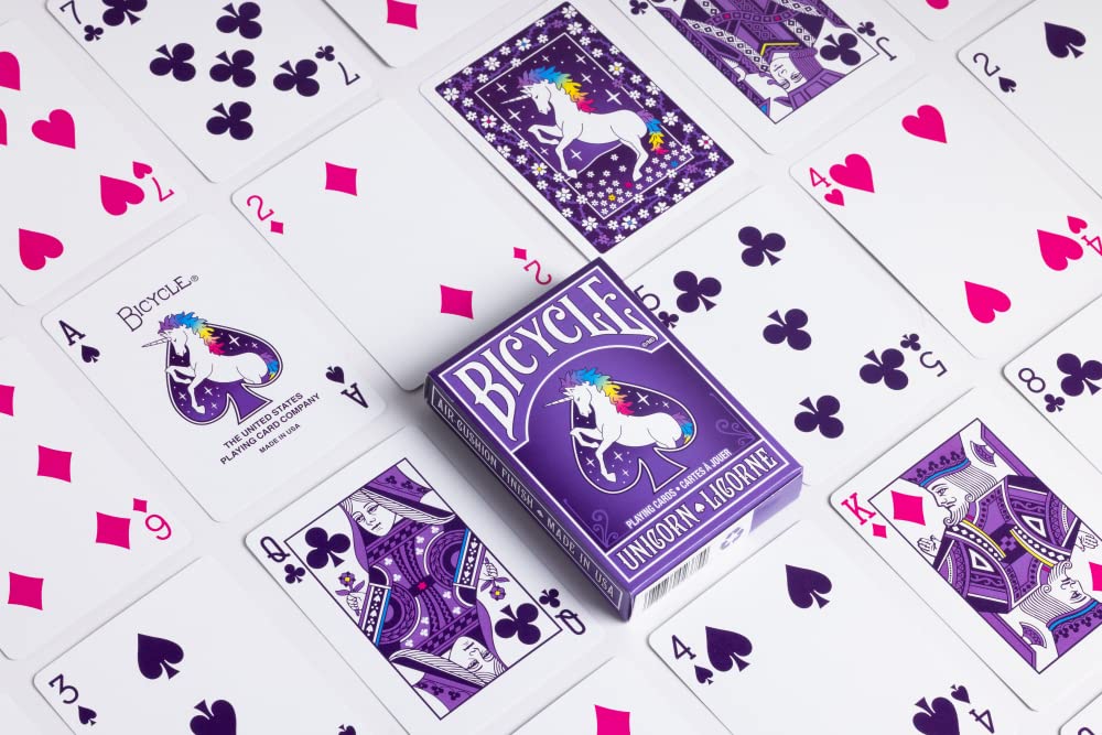 Foto 3 | Juego De Cartas Para Bicicleta, Unicornio, Índice, Póker Estándar, 1 Baraja - Venta Internacional.