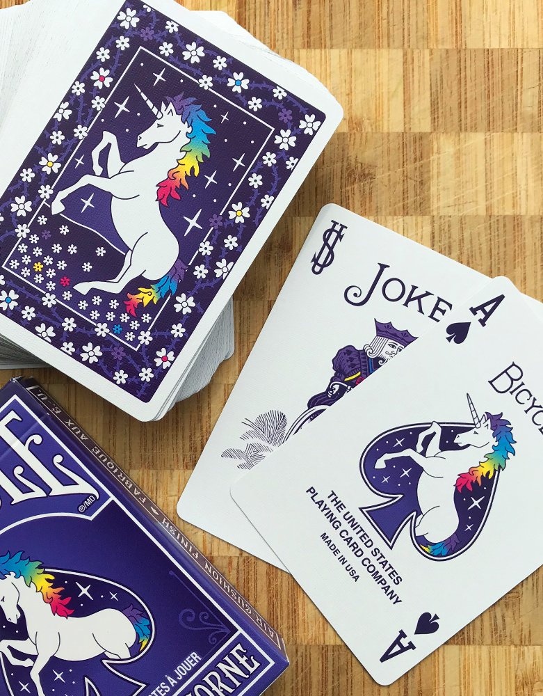 Foto 6 pulgar | Juego De Cartas Para Bicicleta, Unicornio, Índice, Póker Estándar, 1 Baraja - Venta Internacional.