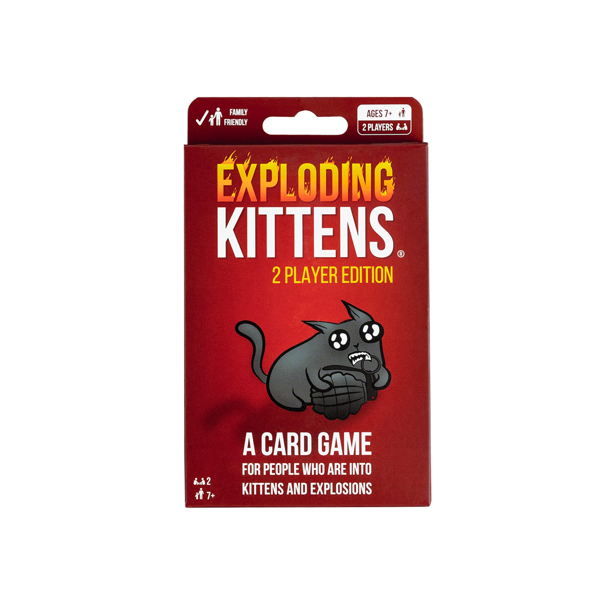 Foto 2 pulgar | Juego De Cartas Exploding Kittens Original Para 2 Jugadores - Venta Internacional.