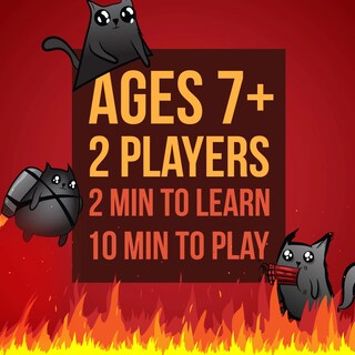 Foto 3 | Juego De Cartas Exploding Kittens Original Para 2 Jugadores - Venta Internacional.