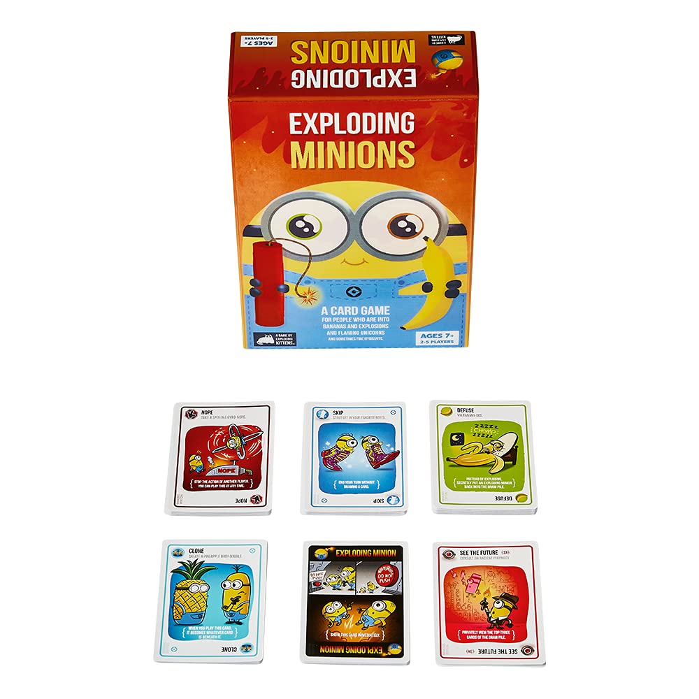 Foto 8 pulgar | Juego De Cartas Exploding Minions De Exploding Kittens Russian Roulette - Venta Internacional.