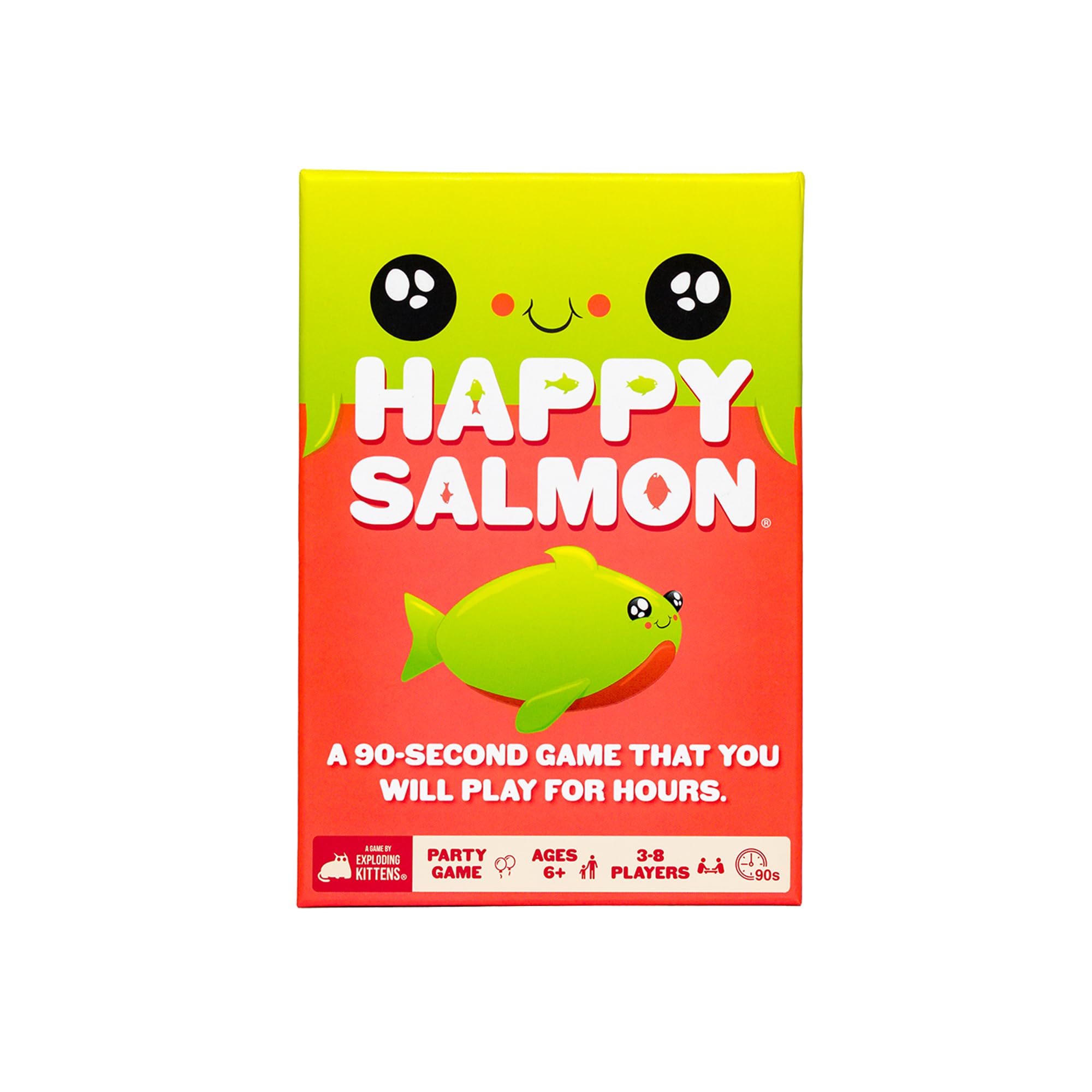 Foto 2 pulgar | Juego De Cartas Exploding Kittens Happy Salmon Para Toda La Familia - Venta Internacional.