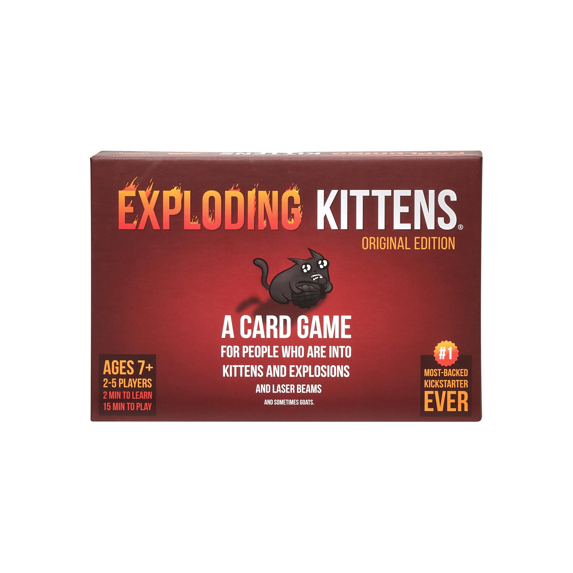 Foto 2 pulgar | Juego De Cartas Exploding Kittens, Edición Original, Más De 7 Años - Venta Internacional.