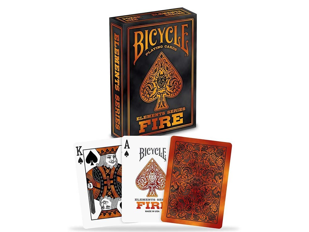 Foto 1 | Juego De Cartas Para Bicicleta, Elemento De Fuego, Tamaño De Póker, Índice Estándar - Venta Internacional.