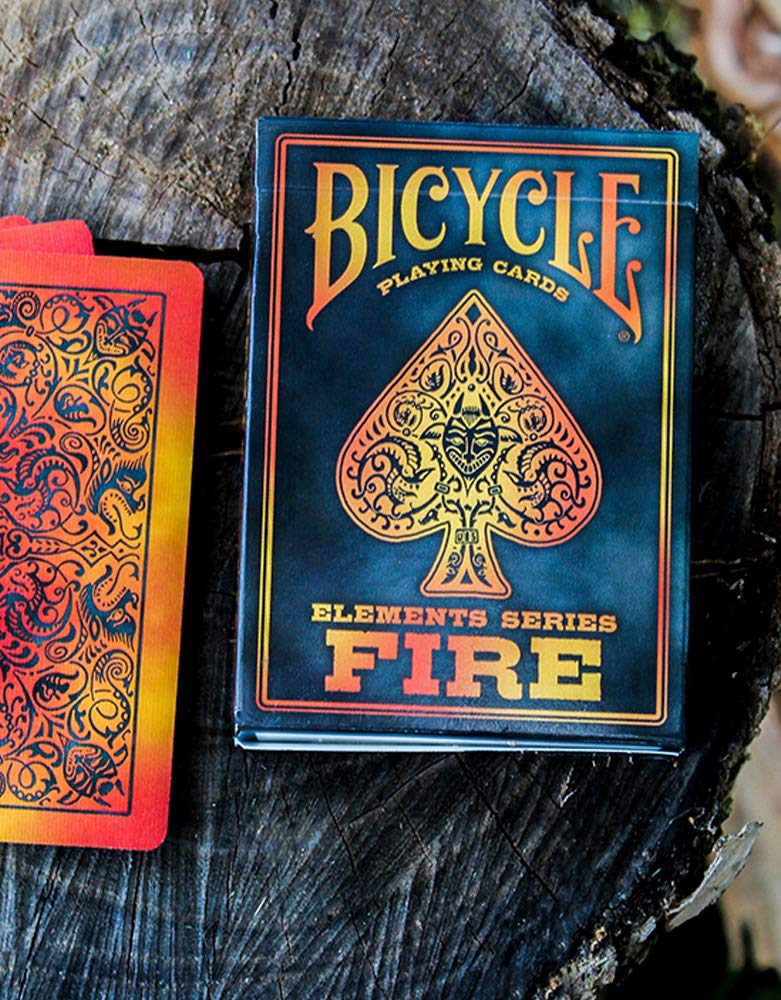 Foto 6 pulgar | Juego De Cartas Para Bicicleta, Elemento De Fuego, Tamaño De Póker, Índice Estándar - Venta Internacional.