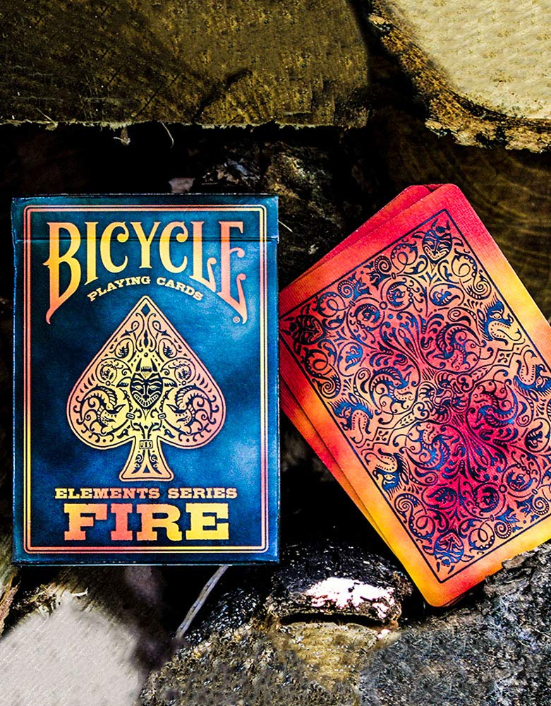 Foto 7 pulgar | Juego De Cartas Para Bicicleta, Elemento De Fuego, Tamaño De Póker, Índice Estándar - Venta Internacional.