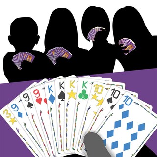 Foto 4 | Juego De Cartas Playmonster Five Crowns 5 Suited Rummy Style 8+ - Venta Internacional.