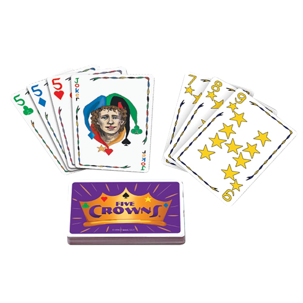 Foto 7 pulgar | Juego De Cartas Playmonster Five Crowns 5 Suited Rummy Style 8+ - Venta Internacional.