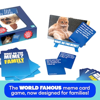 Foto 3 | Juego De Cartas ¿qué Memes? Edición Familiar Para Niños Mayores De 8 Años - Venta Internacional.