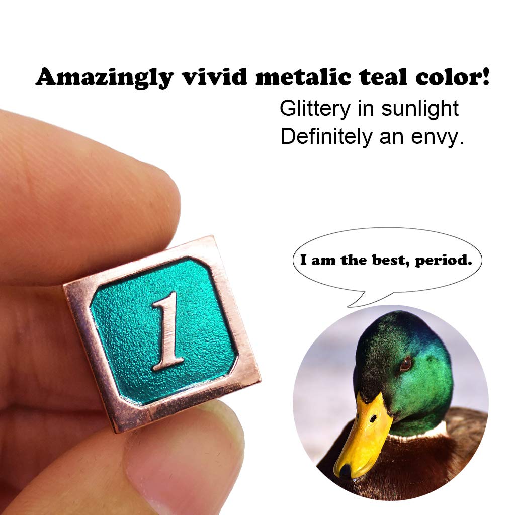 Foto 5 pulgar | Juego De Dados De Metal Haxtec Copper Teal Con Bolsa De Dados De Piel Dnd Rp - Venta Internacional.