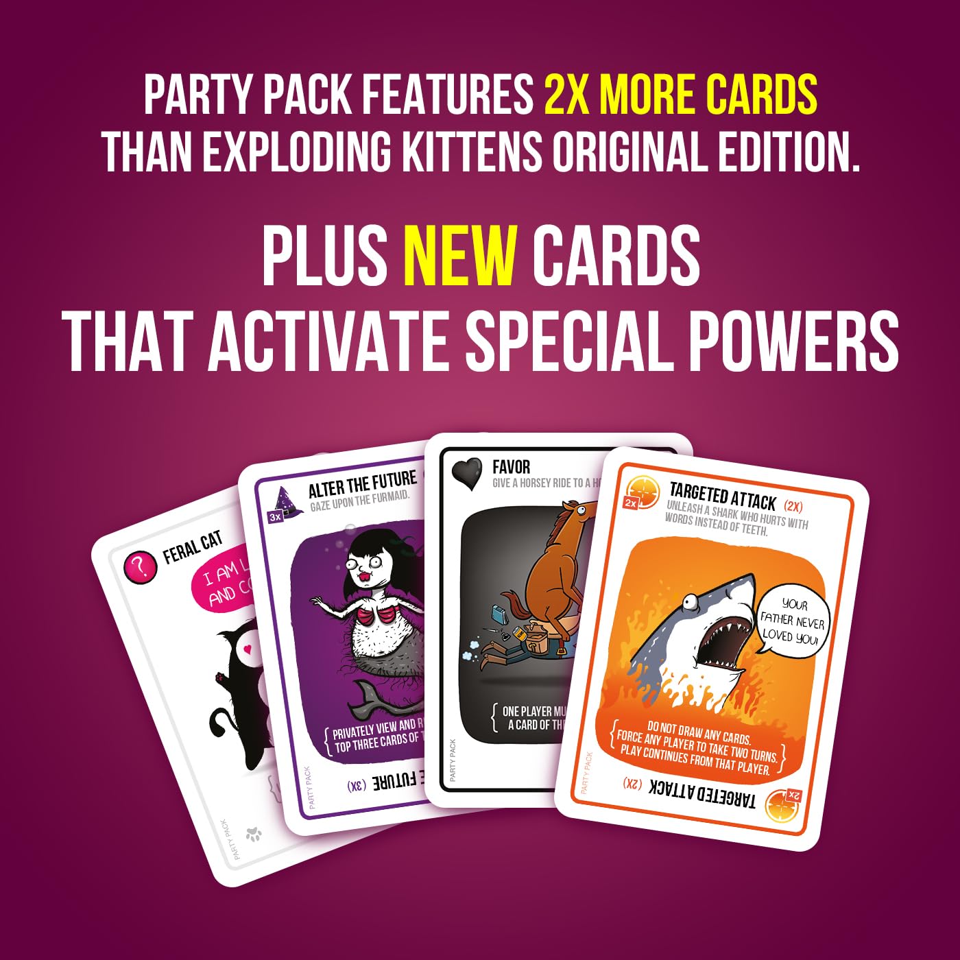 Foto 4 pulgar | Juego De Cartas Exploding Kittens Party Pack Family 7+ Years - Venta Internacional.