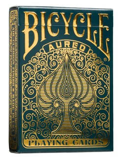 Foto 1 | Juego De Cartas Para Bicicleta Aureo Gold, Diseño De Leonardo Da Vinci - Venta Internacional.