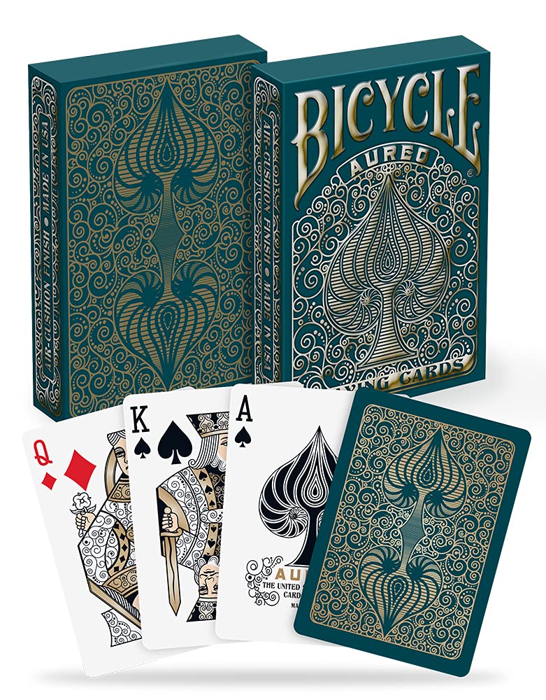 Foto 3 pulgar | Juego De Cartas Para Bicicleta Aureo Gold, Diseño De Leonardo Da Vinci - Venta Internacional.