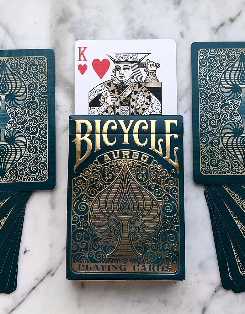 Foto 5 pulgar | Juego De Cartas Para Bicicleta Aureo Gold, Diseño De Leonardo Da Vinci - Venta Internacional.
