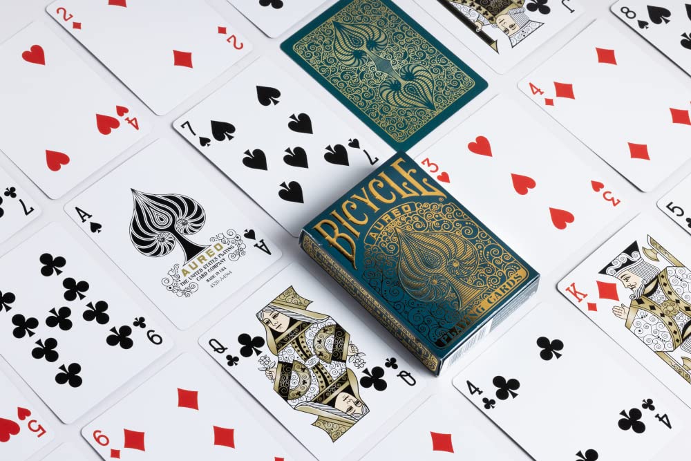 Foto 6 pulgar | Juego De Cartas Para Bicicleta Aureo Gold, Diseño De Leonardo Da Vinci - Venta Internacional.