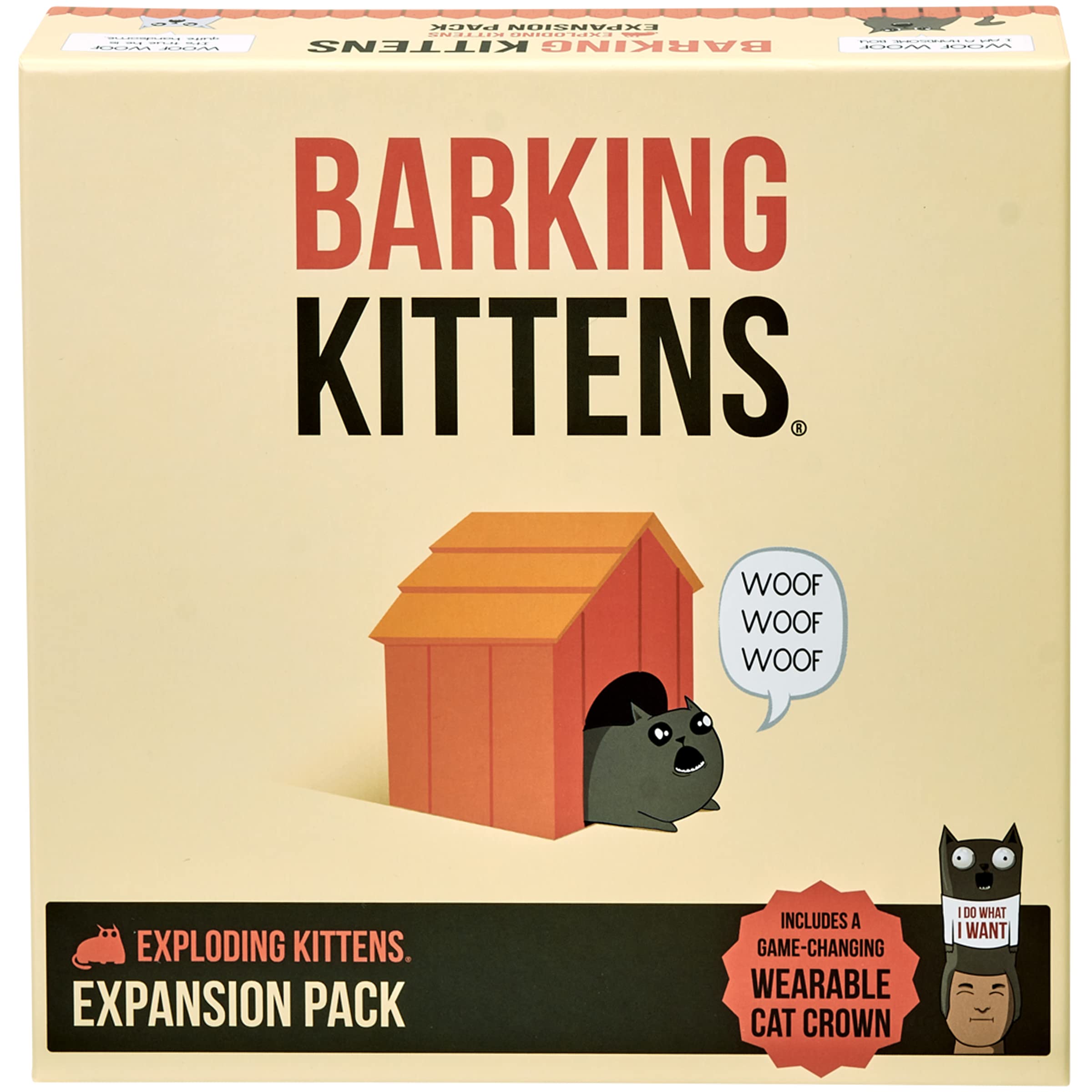 Set De Expansión Exploding Kittens Barking Kittens, 20 Cartas - Venta Internacional.