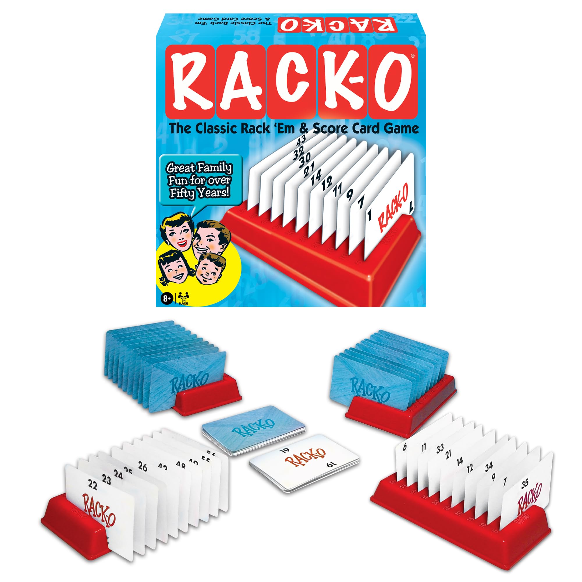 Foto 2 pulgar | Juego De Mesa Winning Moves Games Rack-o Retro Family Desde Hace Más De 8 Años - Venta Internacional.