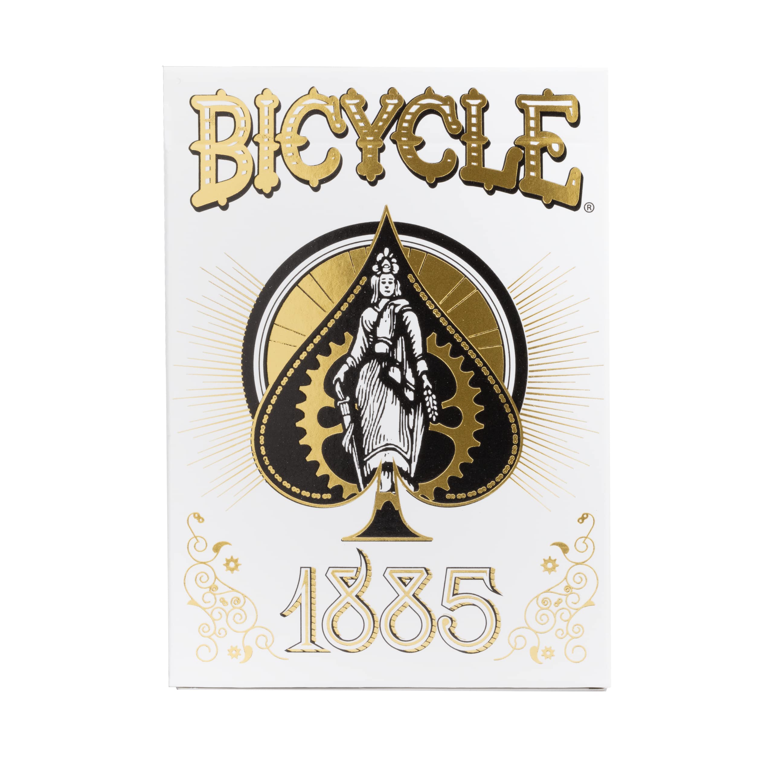 Foto 4 pulgar | Bicicleta Playing Cards Anniversary 1885 White - Venta Internacional.