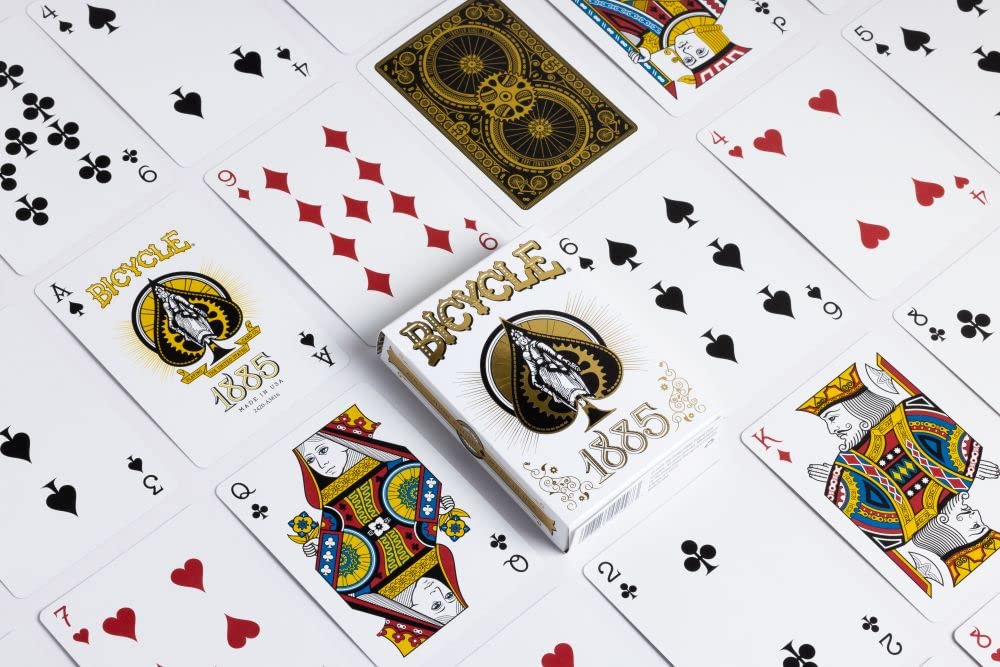 Foto 6 pulgar | Bicicleta Playing Cards Anniversary 1885 White - Venta Internacional.