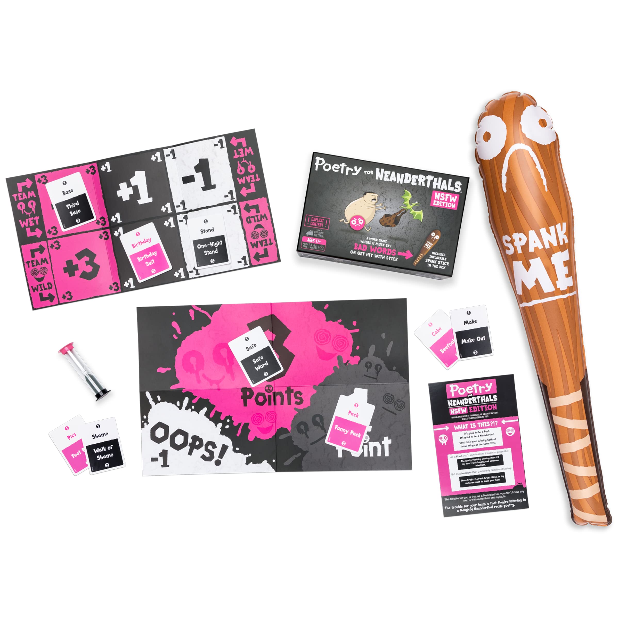Foto 4 | Juego De Cartas Exploding Kittens Poetry For Neanderthals Nsfw Ed. - Venta Internacional.