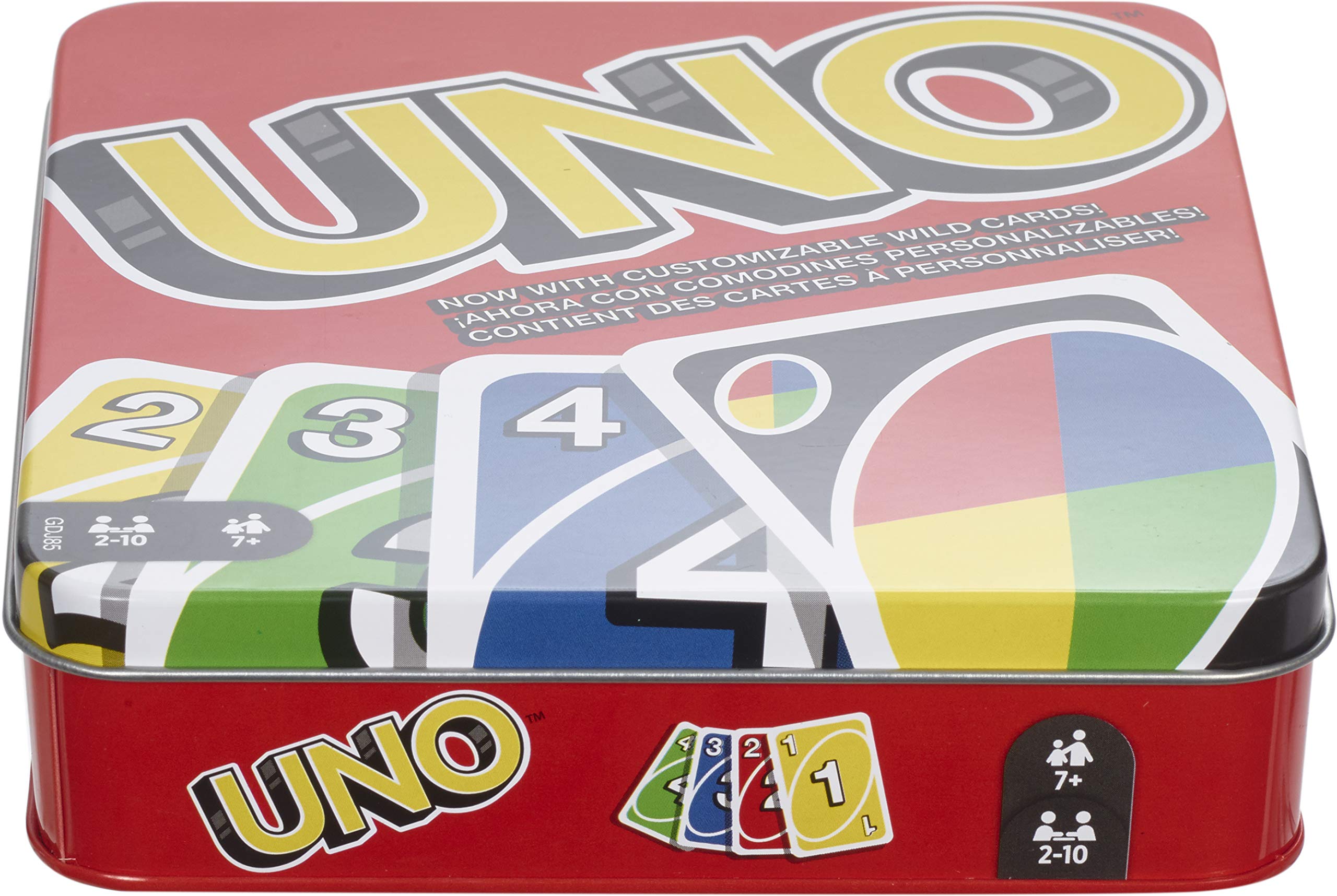 Foto 7 pulgar | Juego De Cartas Mattel Games Uno Para Una Noche Familiar Con Caja De Almacenamiento - Venta Internacional.