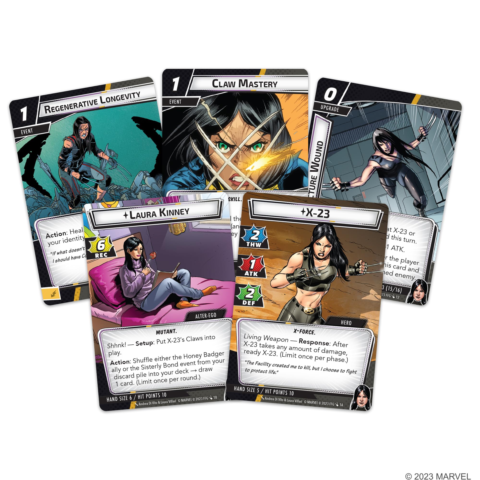 Foto 3 pulgar | Juego De Cartas Fantasy Flight Marvel Champions X-23 Hero Pack - Venta Internacional
