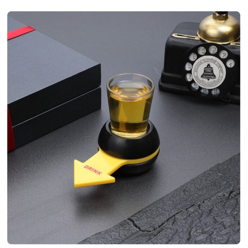 Foto 3 | Party Game Pointer Shot Spinner Spin Con Vaso De Cristal - Venta Internacional.