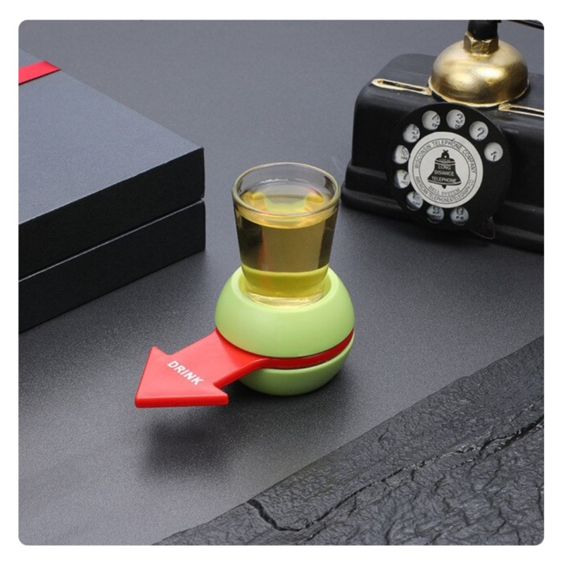 Foto 4 | Party Game Pointer Shot Spinner Spin Con Vaso De Cristal - Venta Internacional.