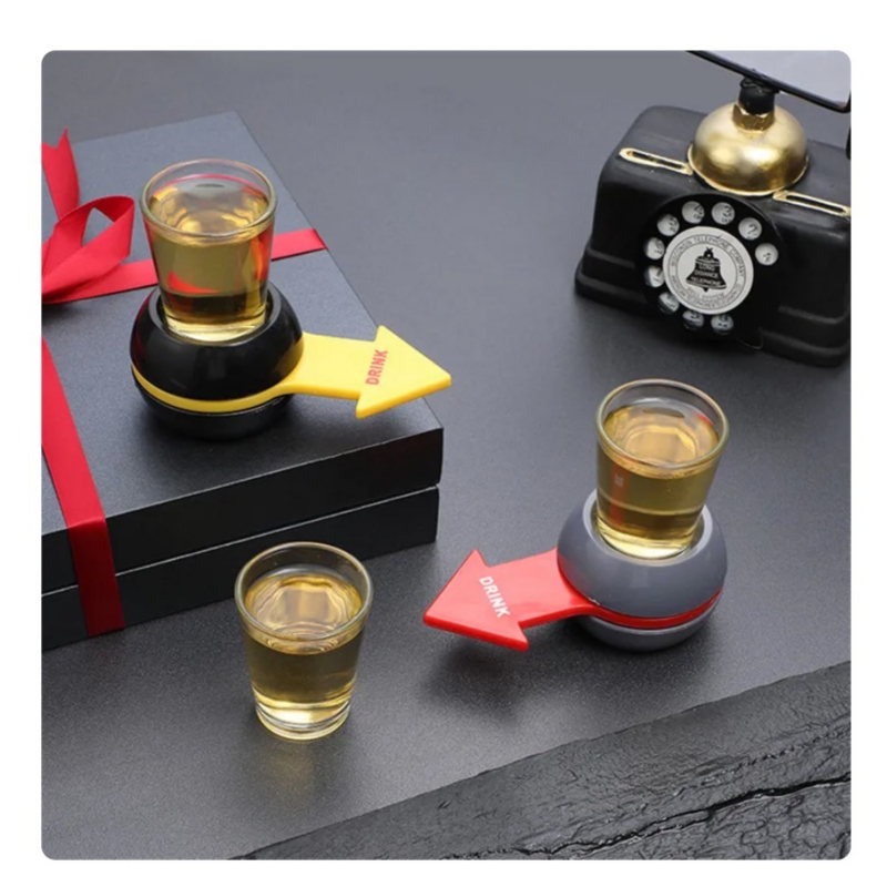 Foto 5 | Party Game Pointer Shot Spinner Spin Con Vaso De Cristal - Venta Internacional.