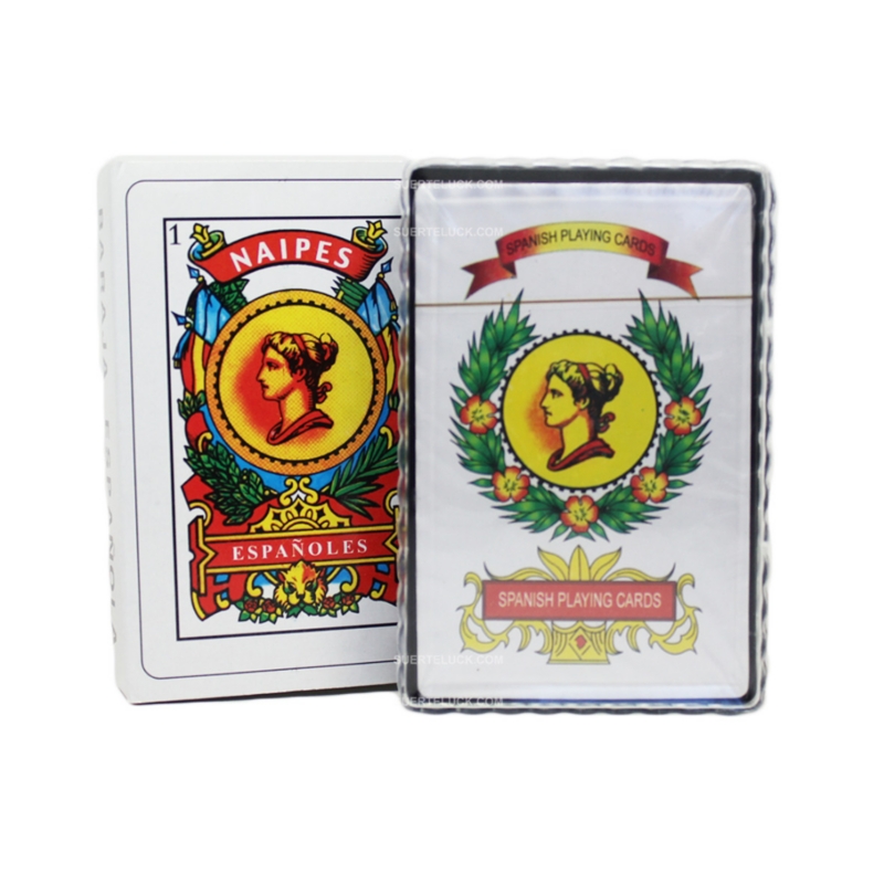 Foto 2 pulgar | Baraja De Cartas Spanish Baraja Plastificadas, Lavables Con Funda, 5 Unidades - Venta Internacional.