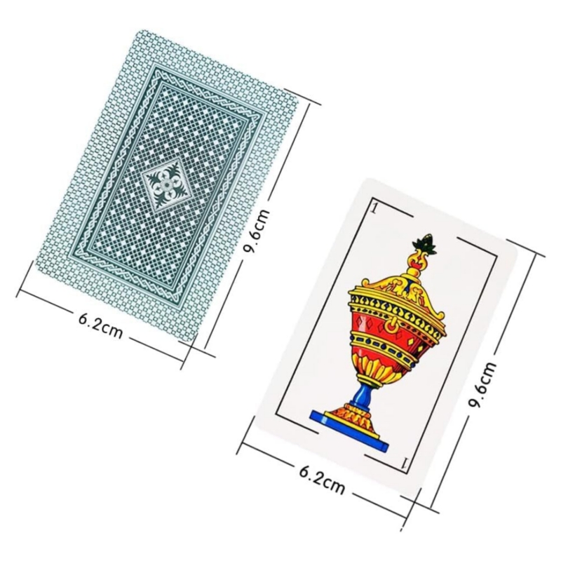 Foto 4 pulgar | Baraja De Cartas Spanish Baraja Plastificadas, Lavables Con Funda, 5 Unidades - Venta Internacional.